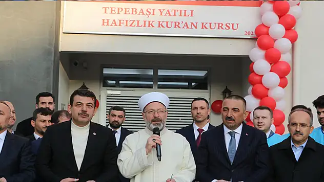 Diyanet İşleri Başkanı Erbaş: Kur'an kurslarımıza sahip çıkalım