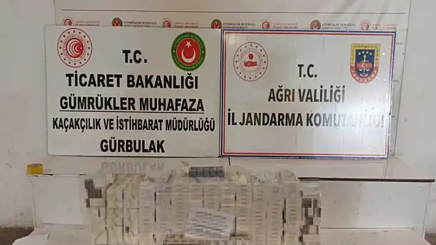Doğubayazıt'ta tırda 4 bin 450 paket kaçak sigara ele geçirildi