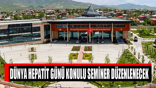 Dünya Hepatit Günü konulu seminer düzenlenecek