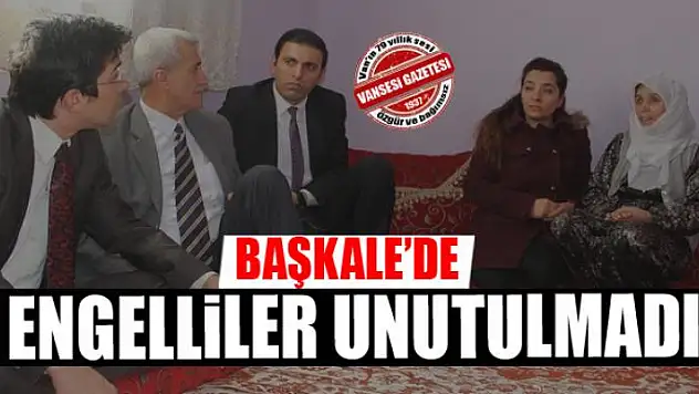 Başkale Kaymakamı Abdulselam Öztürk, Engellileri unutmadı