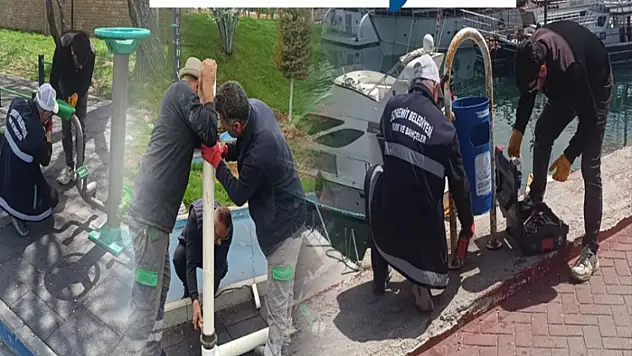Edremit Belediyesi'nden bakım onarım çalışması