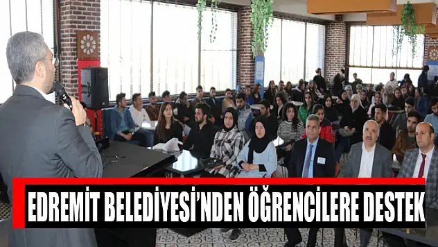 Edremit Belediyesi'nden öğrencilere destek