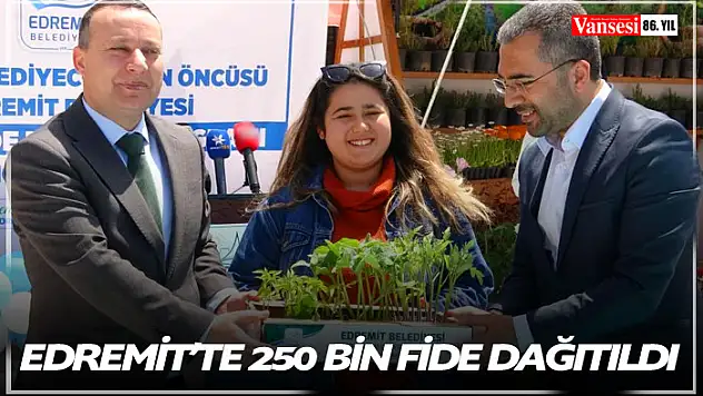 Edremit'te 250 bin fide dağıtıldı