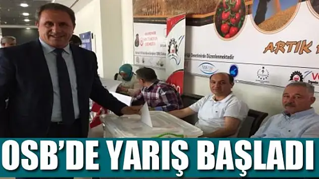 OSB'de yarış başladı