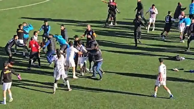 Elazığ'da amatör maçta kavga