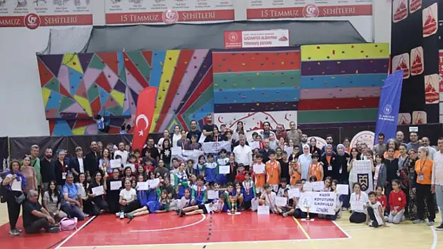 Elazığ'da dağcılık müsabakaları sona erdi