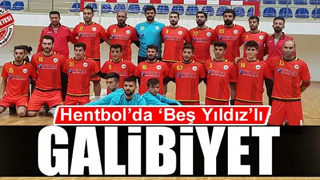 Hentbol'da 'Beş Yıldız'lı galibiyet 