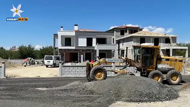 Eminpaşa Mahallesi'nde stabilize yol çalışmaları devam ediyor