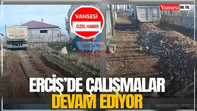 Erciş'de Çalışmalar Devam Ediyor