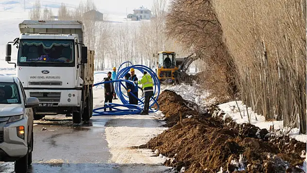 Erciş'te 70 hanenin içme suyu sorunu giderildi