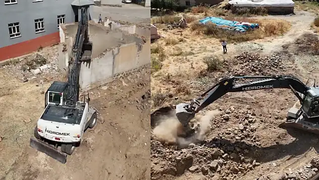 Erciş'te kadın taziye evi inşaatı başladı