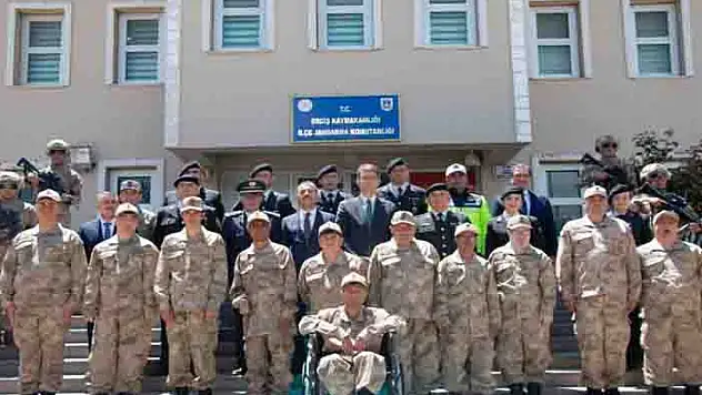 Erciş'te temsili askerlik töreni düzenlendi