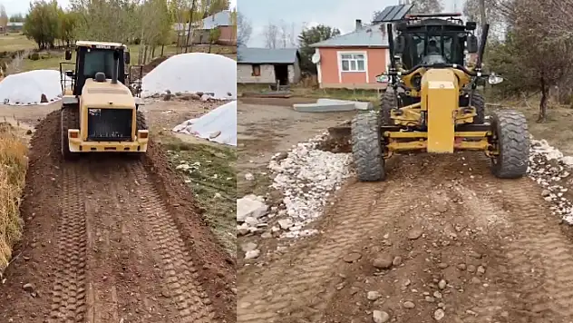 Erciş'te yol bakım ve onarım çalışmaları sürüyor