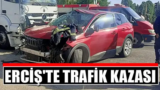 Erciş'te trafik kazası