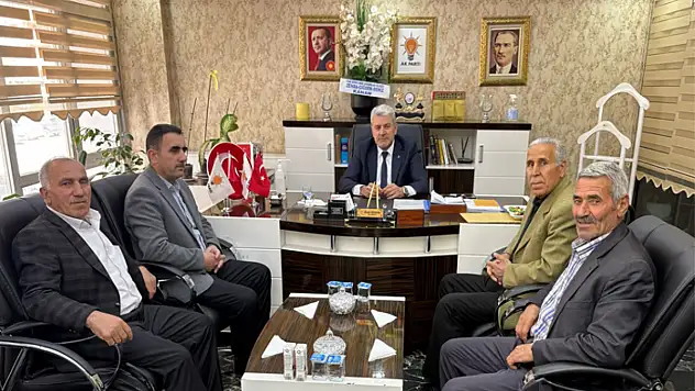 Ermişler Mahalle Muhtarı Erdoğanlı'dan Kanan'a ziyaret