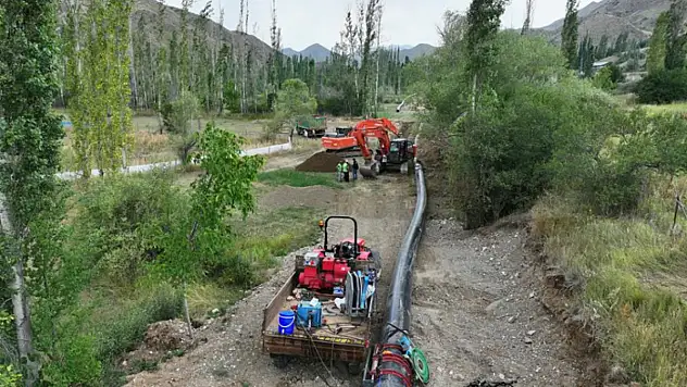 Erzurum'da 6 bin 860 dekar arazi modern sulamaya kavuşuyor