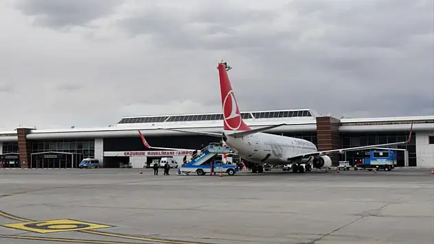 Erzurum'da beş ayda 497 bin 449 kişi uçtu