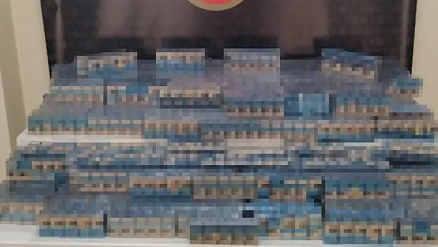 Erzurum'da kaçak sigara operasyonu