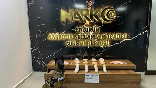 Erzurum'da uyuşturucu ele geçirildi