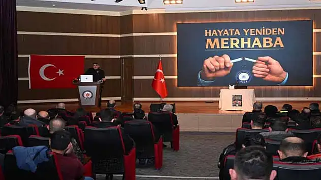 Erzurum Emniyeti'nde sigaraya savaş açıldı