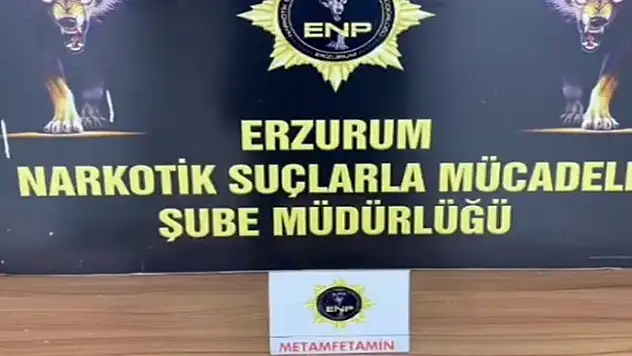 Erzurum polisinden uyuşturucuya geçit yok