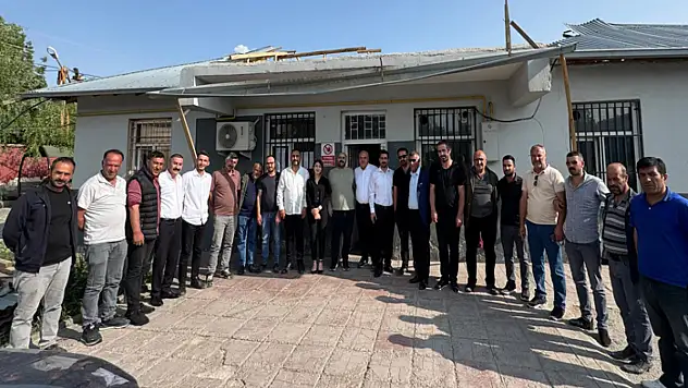 Eş Başkan Yardımcısı Ergün, çalışanlarla bayramlaştı