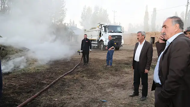 Eşbaşkan Caner yangın söndürme çalışmalarını yerinde inceledi