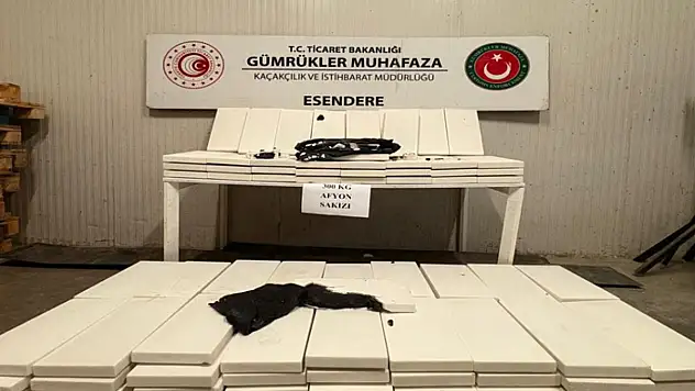 Esendere Gümrük Kapısı'nda afyon sakızı ele geçirildi