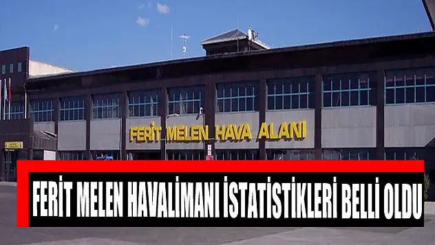 Ferit Melen Havalimanı istatistikleri belli oldu