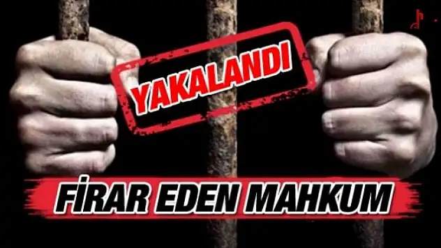 Depremde firar eden mahkum yakalandı