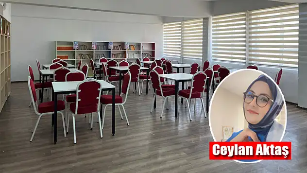 Gazetemiz yazarı Ceylan Aktaş, Vali Orhan Işın İlk Ve Ortaokulu kütüphanesini yeniledi