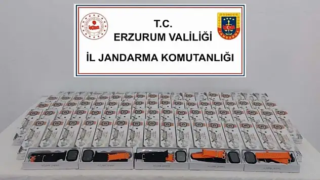 Gümrük kaçağı akıllı saat ele geçirildi