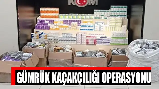 Gümrük kaçakçılığı operasyonu