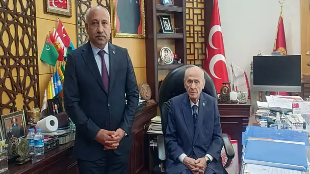 Güngöralp, Bahçeli'yi ziyaret etti