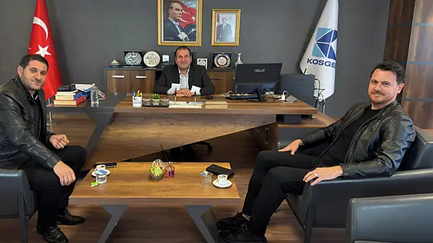 Güray'dan, KOSGEB İl Müdürü Yörük'e taziye ziyareti