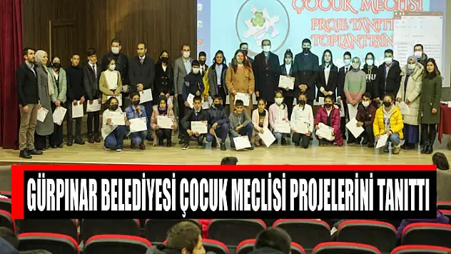 Gürpınar Belediyesi Çocuk Meclisi Projelerini Tanıttı