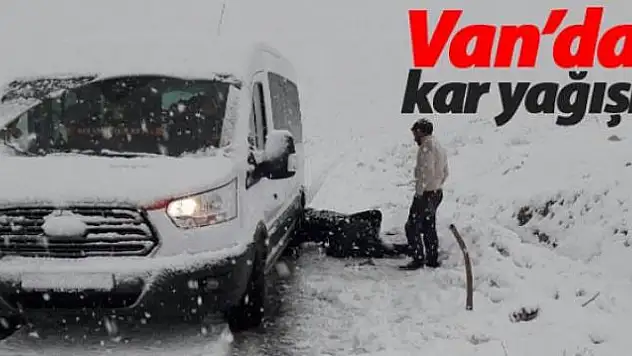 Van'da kar yağışı