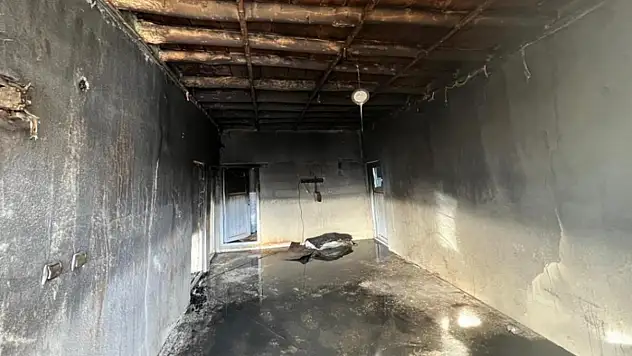 Hakkari'de ev yangını