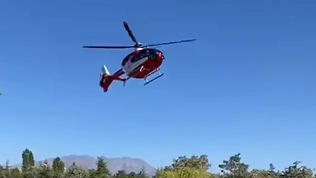 Hakkarili hasta helikopterle Van'a getirildi