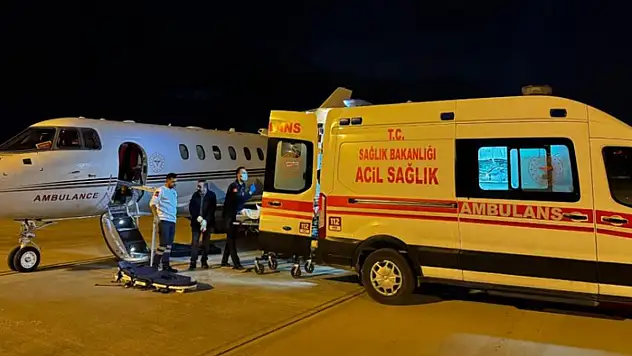Hava ambulansı 11 yaşındaki çocuk için havalandı