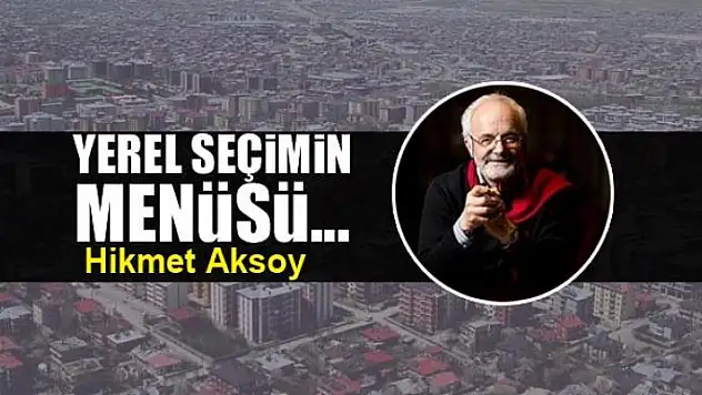 Yerel seçimin menüsü...