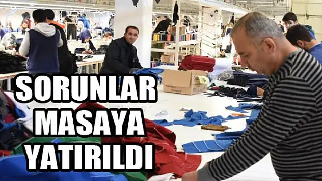 Tekstilkentin sorunları masaya yatırıldı 