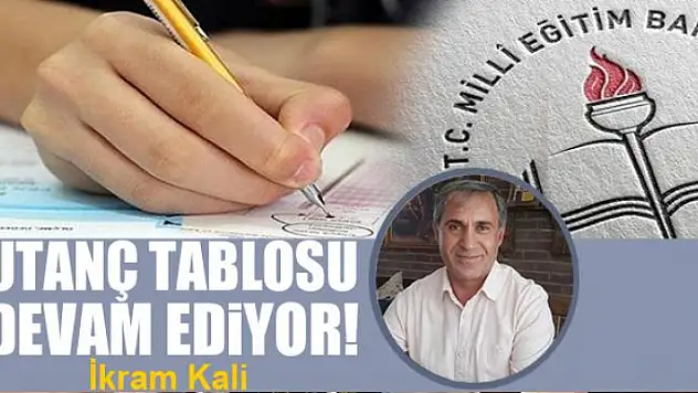 Utanç tablosu devam ediyor!