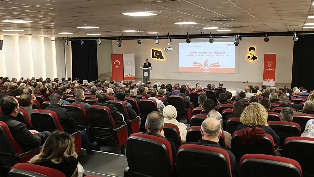 İl Milli Eğitim Müdürü Çandıroğlu başkanlığında eğitim istişaresi