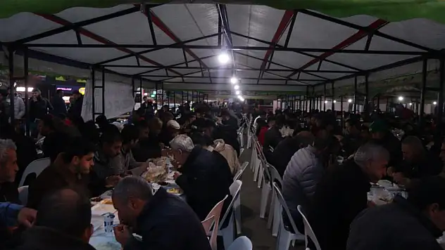 İlk iftar yapıldı