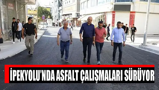 İpekyolu'nda asfalt çalışmaları sürüyor
