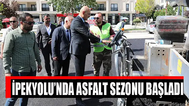 İpekyolu'nda asfalt sezonu başladı