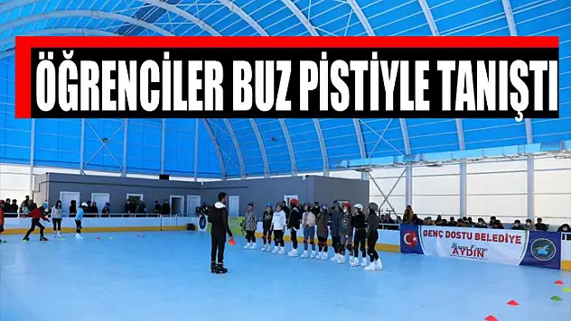 İpekyolu'nda öğrenciler buz pistiyle tanıştı