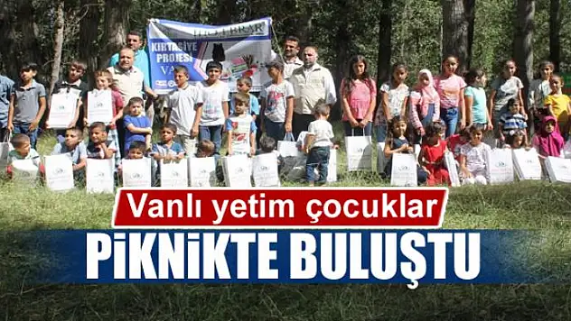 Vanlı yetim çocuklar piknikte buluştu