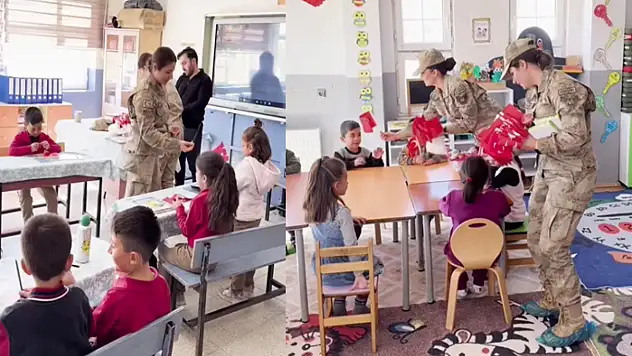 Jandarma'dan öğrencilere ziyaret